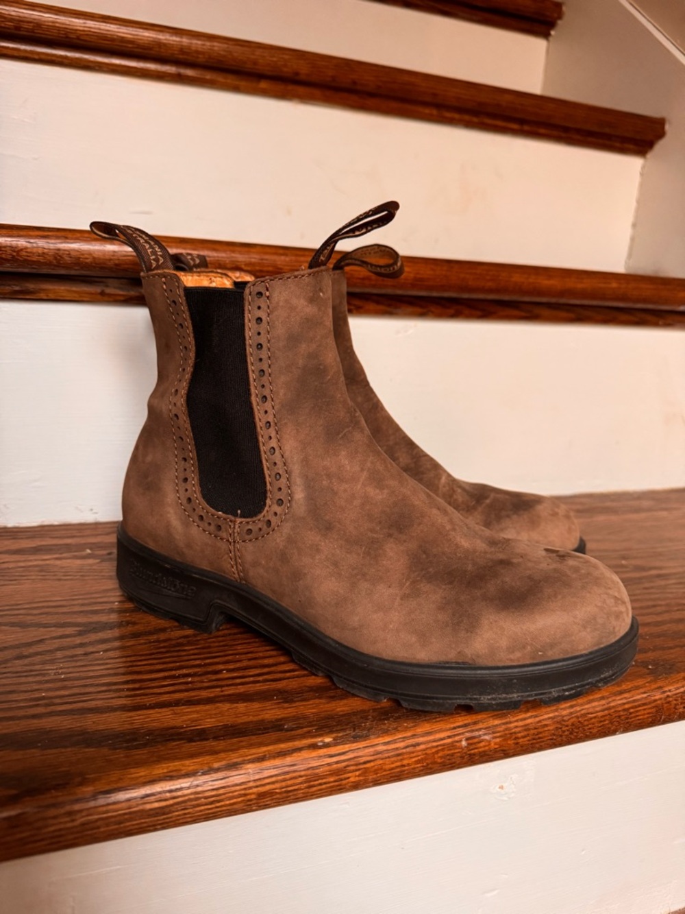 Blundstone Brown Leather Chelsea Boots
